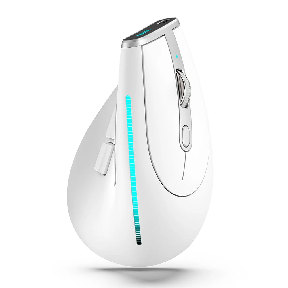 F-36 2.4G Bluetooth-compatible Mice 2400 DPI 8 Buttons Ergonomic Vertical Mouse for Computer Laptop Desktop Accessories