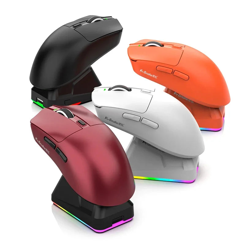 X11PRO Wireless Gaming Mouse, Tri-Mode Bluetooth+2.4G+wired,65g Lightweight, PAW3311 Sensor, 12000 DPI