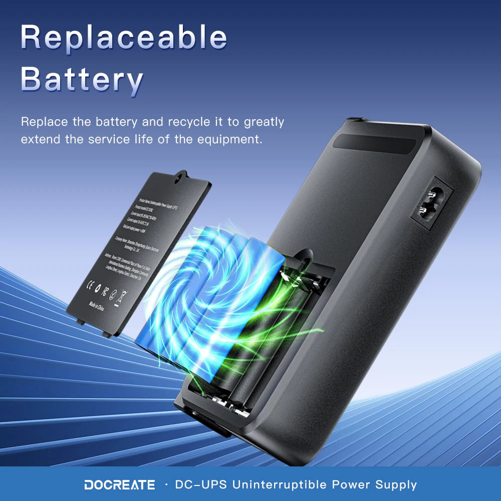 Hot Selling 36W DC UPS Backup Power Supply For Router CCTV Modem 5V/9V/12V Output NO Battery EU/US Plug Uninterrupted Switching