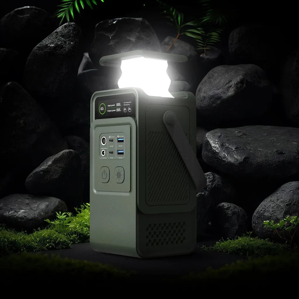 Upgrade Portable Power Station 200W 60000mAh LiFePo4 Battery Emergency Home Backup for Outdoor Camping Pure Sine Wave Power Bank