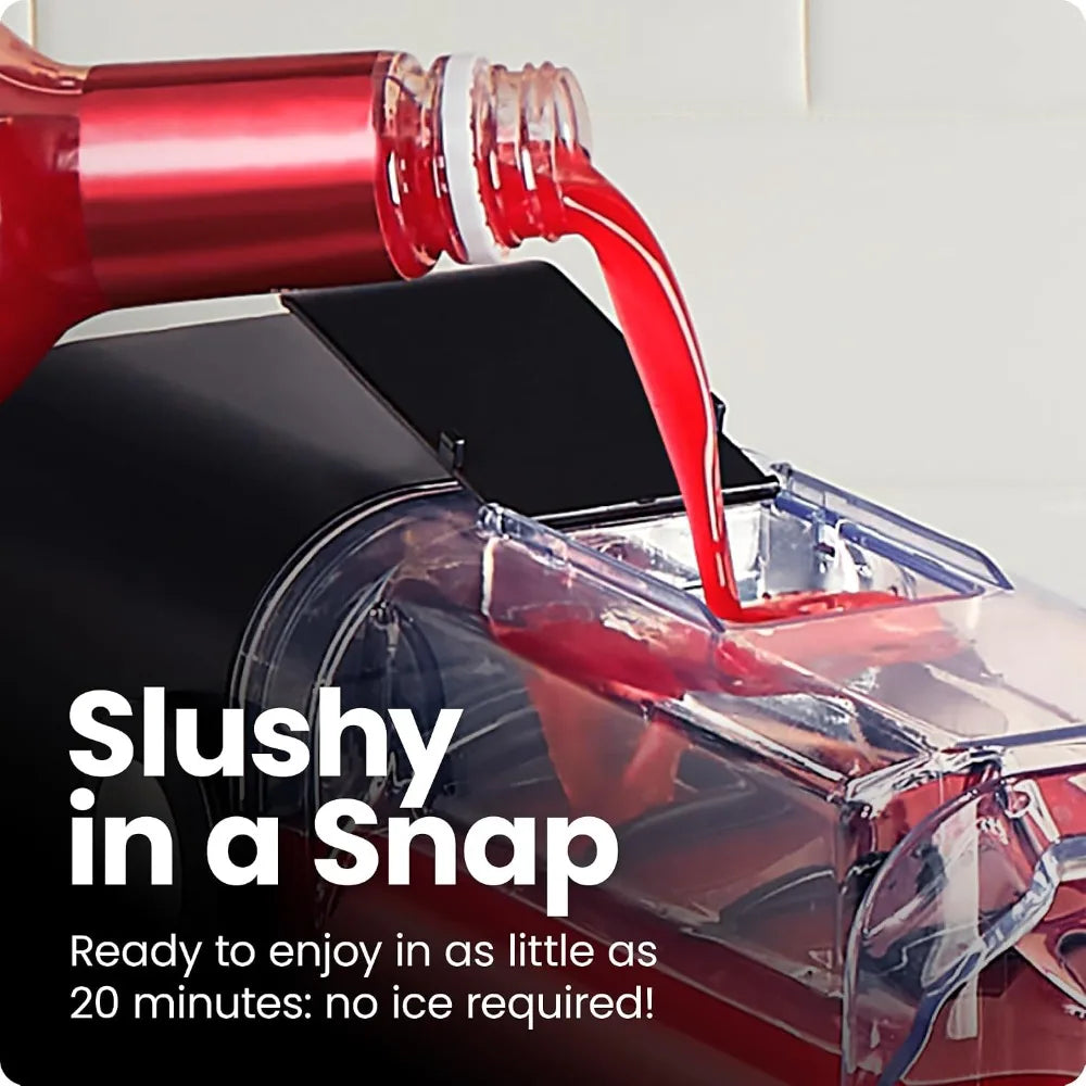 Slushie Machine 68oz Frozen Drink Maker, 48oz Liquid Capacity, 5 Presets LED Display, Perfect for Margaritas Frappes