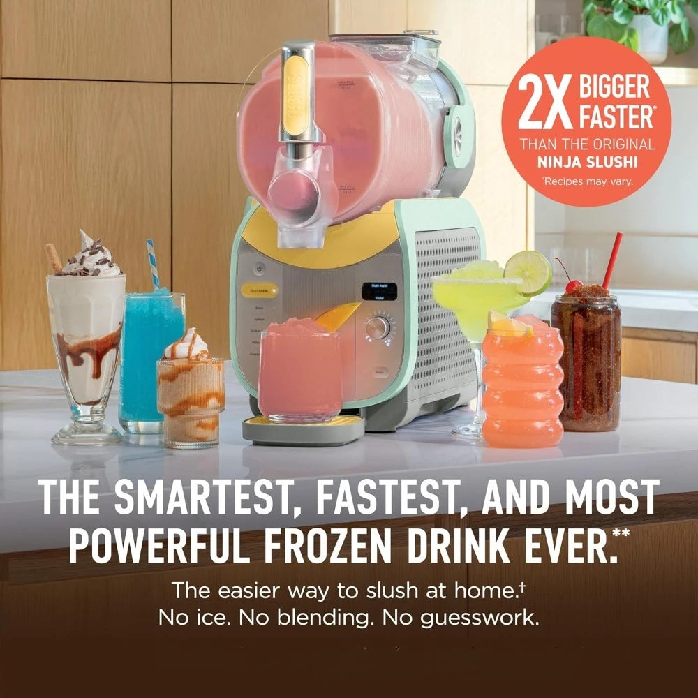 Ninja SLUSHi Max XXL Smart Frozen Drink Maker, 150oz Party Size, No Ice Needed, 6 Programs, 12-Hour Temp