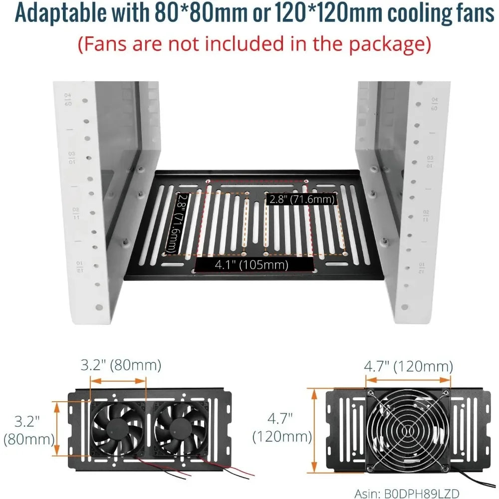 Popular Daily UseNew Upgrade Premium 10 Inch Deep 9U Network Server Rack with Translucent Side Panels and Top Handles for IT AV